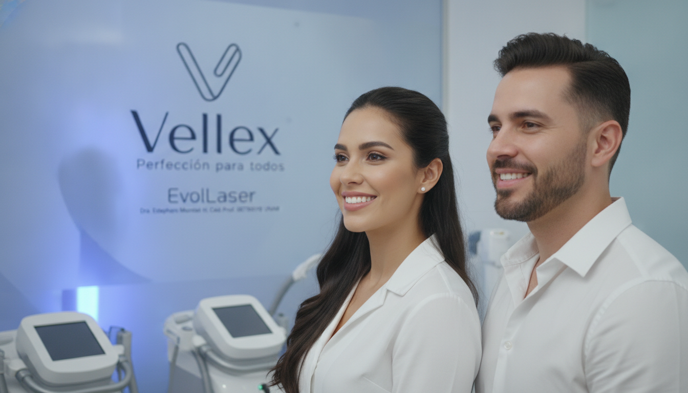 Create a stunning, professional hero image for a blog post titled "Cómo Eliminar la Papada sin Cirugía en CDMX: Tratamientos de Vanguardia para Definir tu Rostro". Context: Eres el blog oficial de Vellex — clínica de estética avanzada en Ciudad de México. Nuestro slogan es "Perfección para todos". Estamos respaldados por EvolLaser y bajo supervisión de la Dra. Estephani Montiel H. (Cédula Prof. 08786195, UNAM). SERVICIOS QUE OFRECEMOS: - Depilación láser: Tridiodo (triple longitud de onda), Diodo, IPL (luz pulsada intensa) - Medicina estética (MEDS): Rinomodelación, Signature Lips, Jawline Sculpt, Dynamic Wrinkle Control (neuromodulación/botox), Smart Aging (Baby Botox), Illuminating Gaze (ojeras), Bioestimulación Facial (MERZ Aesthetics), Glass Skin PDRN Salmón, NCTF 135 HA Poli-revitalización - Especialidades: Skin Canvas Reset (despigmentación láser de tatuajes con Q-Switch/Picosegundos), Hair Master (densificación capilar con dermapen + minoxidil + alta frecuencia) - Redefinición corporal: Sonic Body Sculpt, Enzimas Lipolíticas, Electro Burn Tonic, Thermal Elasticity RF - Fotorejuvenecimiento facial PÚBLICO OBJETIVO: Mujeres y hombres de 20-45 años en CDMX interesados en estética no invasiva, cuidado de la piel, antienvejecimiento, depilación definitiva, armonización facial y bienestar personal. Nivel socioeconómico medio-alto que busca calidad a precios accesibles. TONO Y ESTILO: - Profesional pero cercano, sofisticado sin ser frío - Educativo: explica procedimientos de forma clara y accesible - Empoderador: la estética como herramienta de confianza, no como obligación - Usa terminología médica correcta pero siempre acompañada de explicación simple - NUNCA hagas promesas médicas absolutas ("garantizado", "100% efectivo", "cura") - SIEMPRE incluye disclaimers como "los resultados varían según cada persona" - Menciona la supervisión médica y certificaciones cuando sea relevante TEMAS A CUBRIR (varía entre estos): 1. Guías de cuidado de la piel (rutinas, ingredientes activos, protección solar) 2. Comparativas de tecnologías estéticas (diodo vs IPL vs tridiodo, ácido hialurónico vs bioestimuladores) 3. Mitos y verdades sobre tratamientos estéticos 4. Tendencias en medicina estética (Glass Skin, Baby Botox, PDRN) 5. Preparación y cuidados post-tratamiento 6. Bienestar integral: alimentación, hidratación y estética 7. Preguntas frecuentes sobre depilación láser 8. Armonización facial: qué es, cómo funciona, qué esperar 9. Cuidado capilar: caída del cabello, tratamientos regenerativos 10. Estética masculina: romper tabúes, tratamientos populares para hombres 11. Novedades y avances en dermatología estética 12. Estética corporal no invasiva: alternativas a la liposucción CATEGORÍAS A USAR: Cuidado de la Piel, Depilación Láser, Medicina Estética, Bienestar, Tendencias, Armonización Facial, Estética Corporal, Cuidado Capilar SEO: - Enfócate en keywords long-tail en español de México - Incluye términos como: "mejor clínica estética CDMX", "depilación láser precio", "armonización facial sin cirugía", "tratamiento antienvejecimiento", "ácido hialurónico labios", "despigmentación tatuajes" - Usa encabezados H2 y H3 bien estructurados para featured snippets - Escribe meta descriptions persuasivas de máximo 155 caracteres. The image should be eye-catching, modern, and relevant to the topic. Use vibrant colors and professional composition. Photorealistic style.